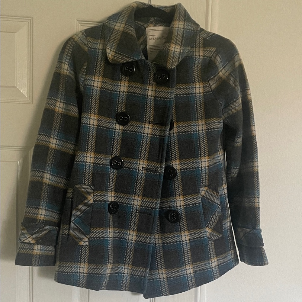 Aeropostale Blue Plaid Women's Jacket